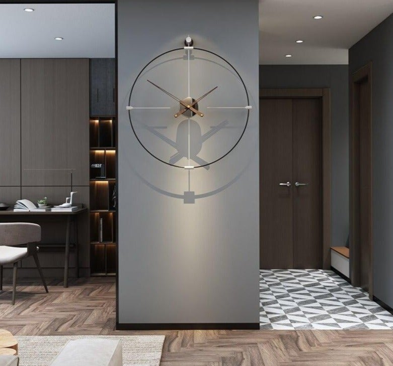 Spanish Minimalist Wall Clock - Novus Decor Wall Decor