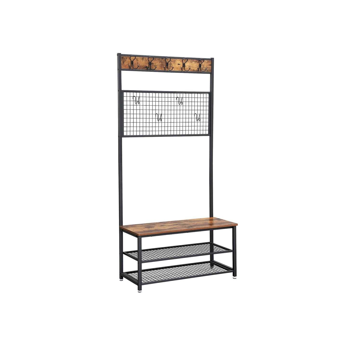 Industrial Shoe Rack Bench