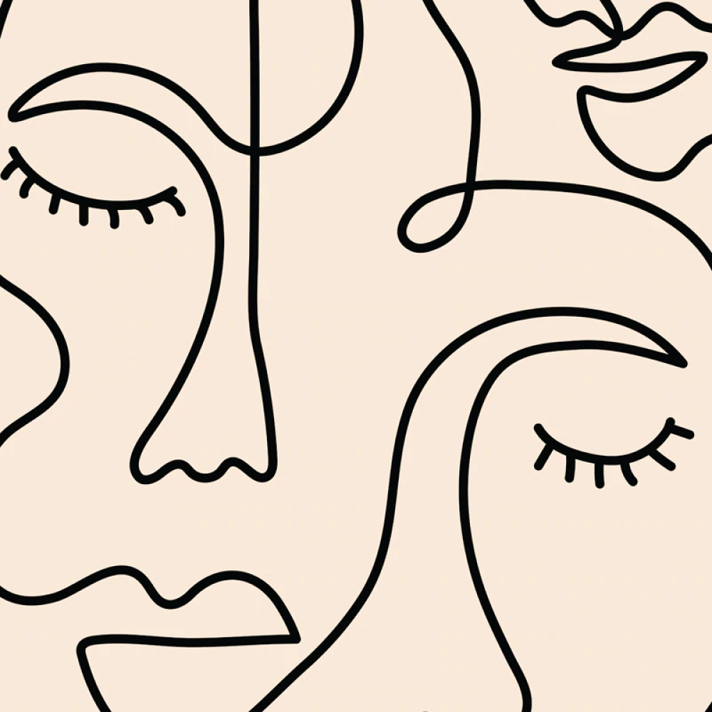 Forever and Endless Linear Art Prints