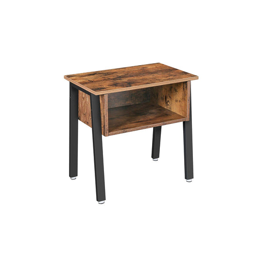 Open Compartment End Table