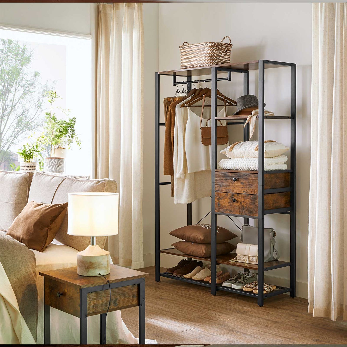 Free Standing Closet Organizer