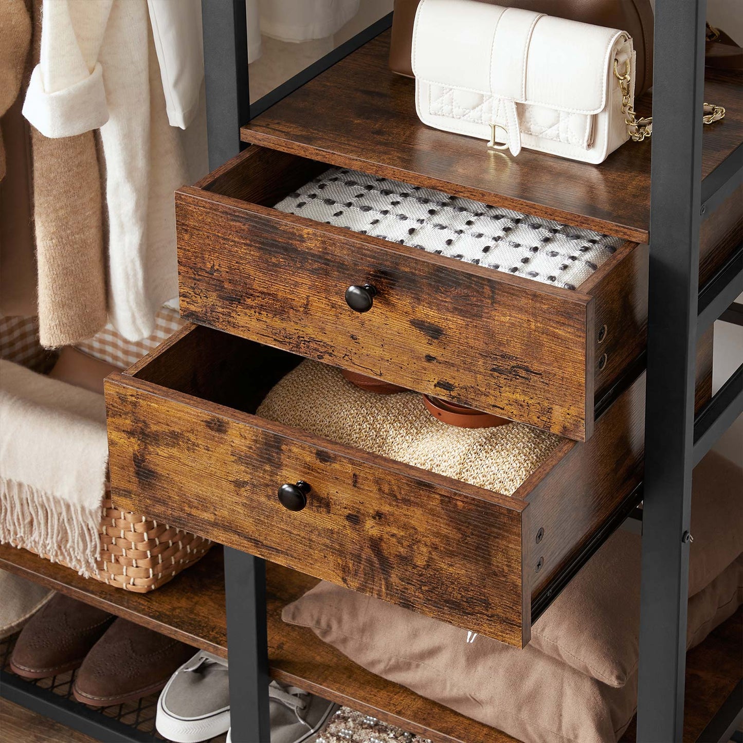 Free Standing Closet Organizer