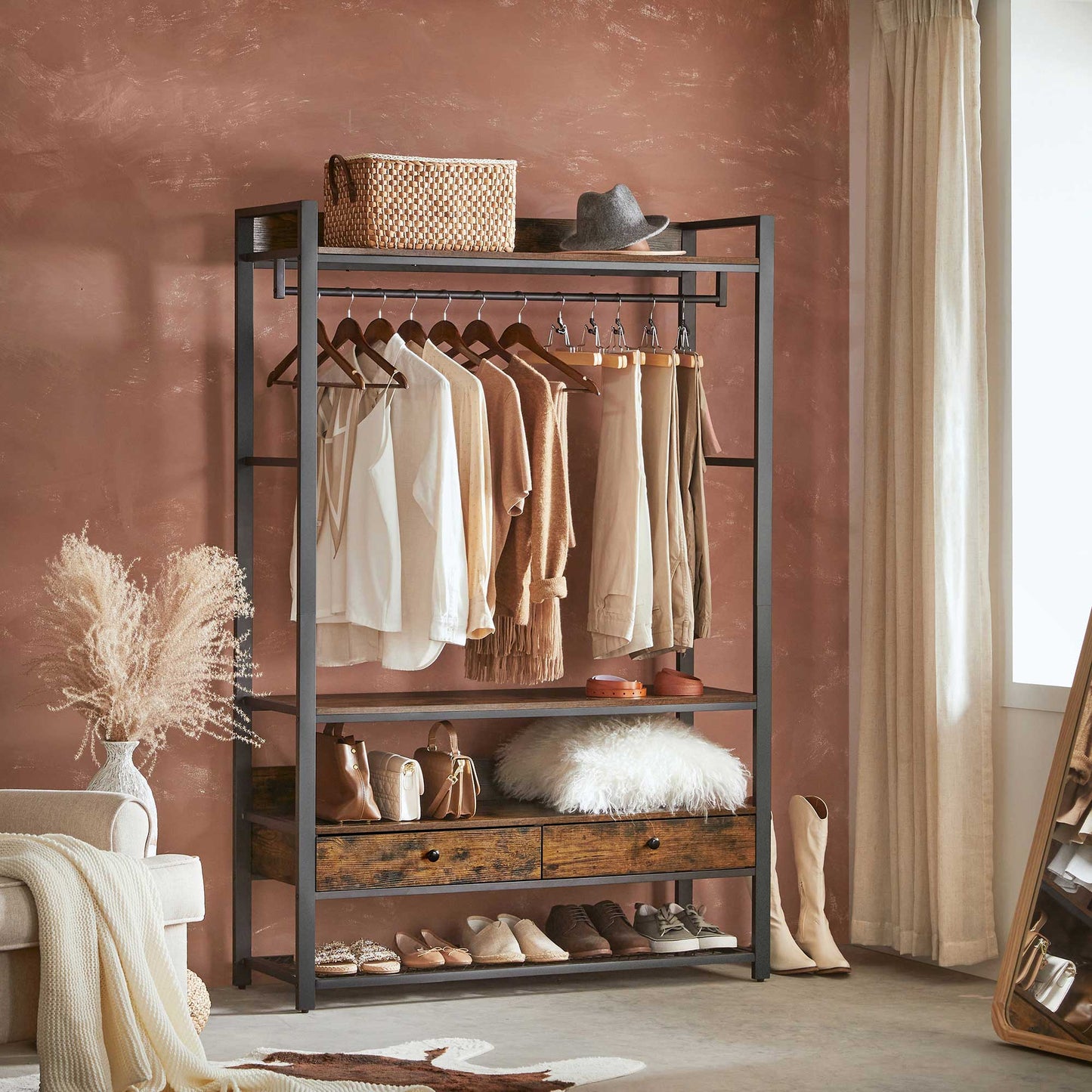 Free Standing Closet Organizer