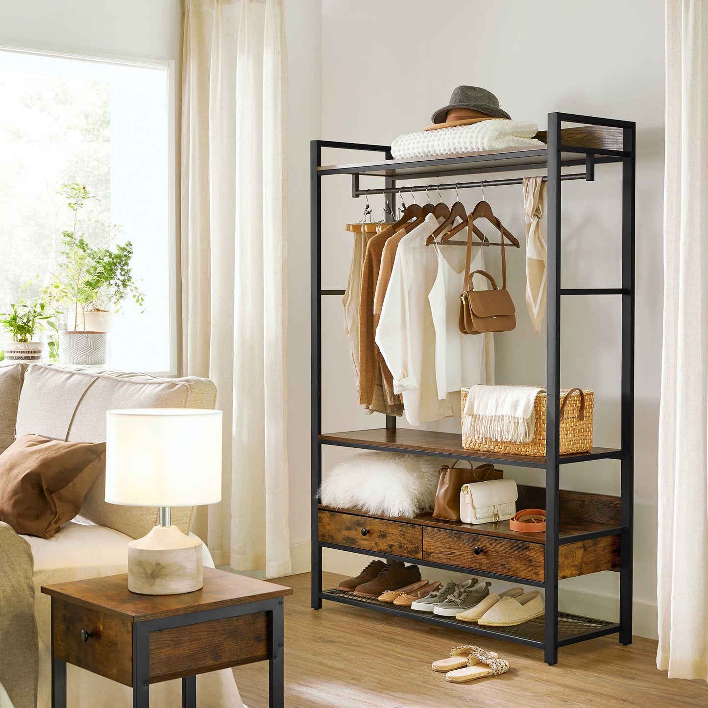 Free Standing Closet Organizer