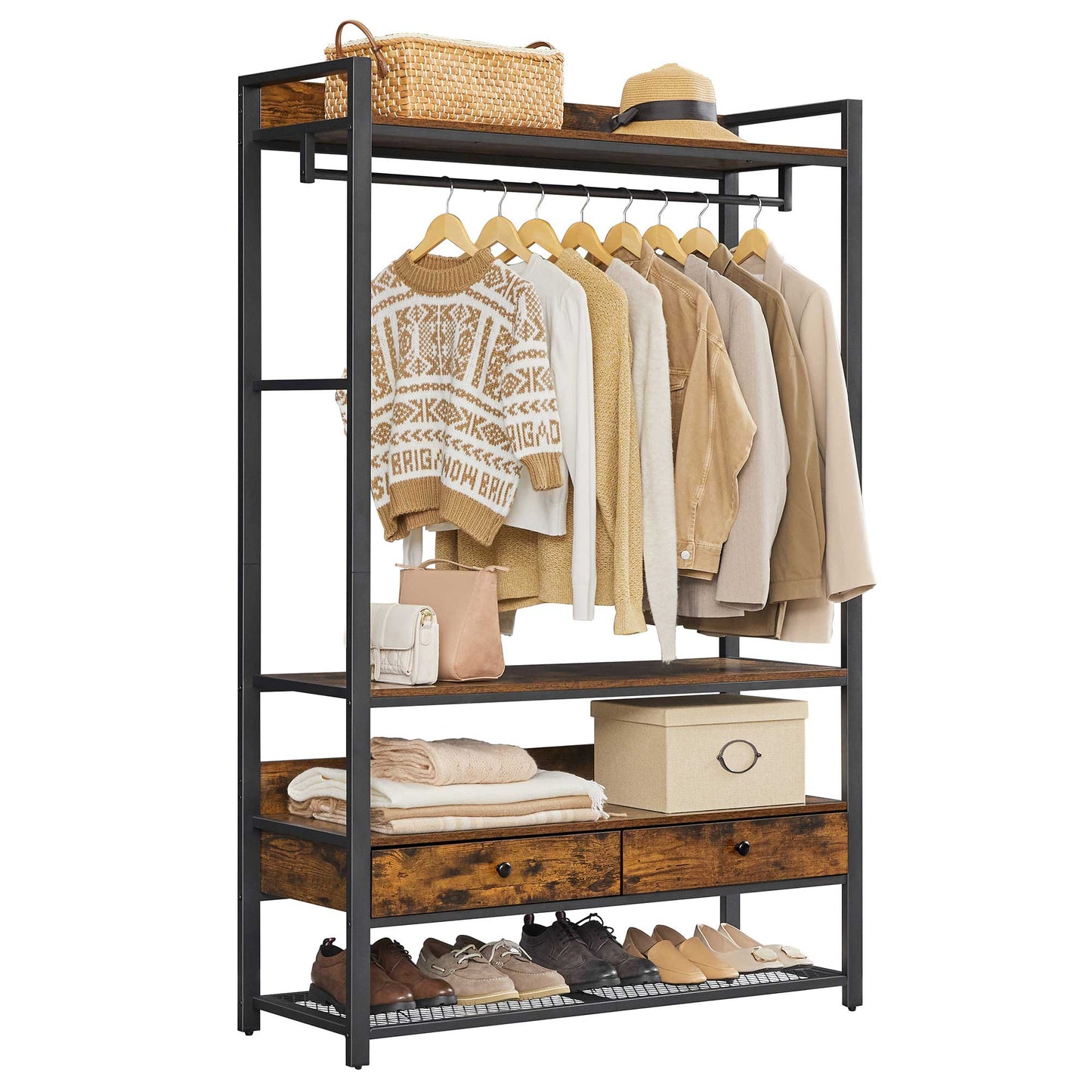Free Standing Closet Organizer