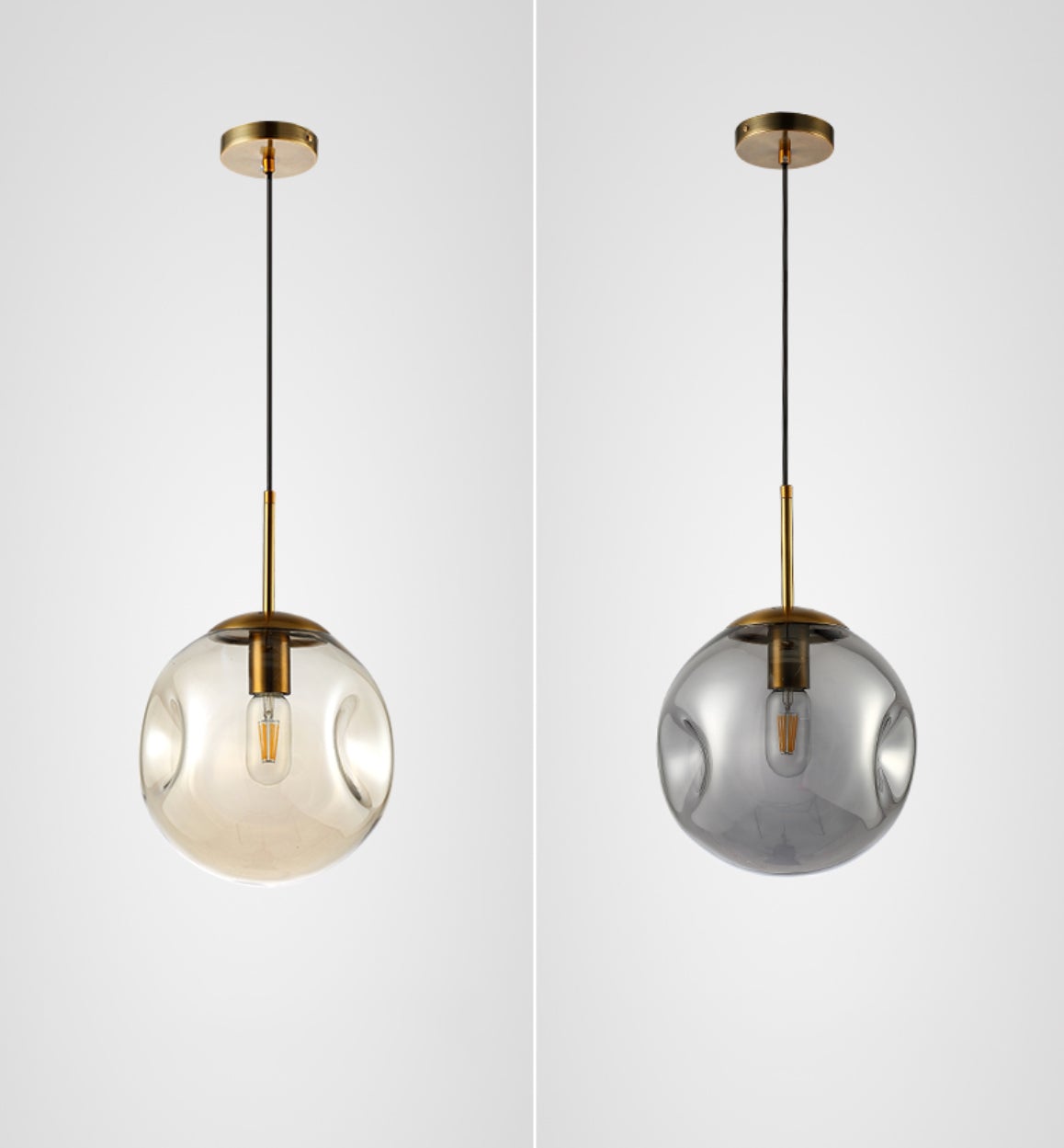 Surmi Globe Glass Pendant Light 