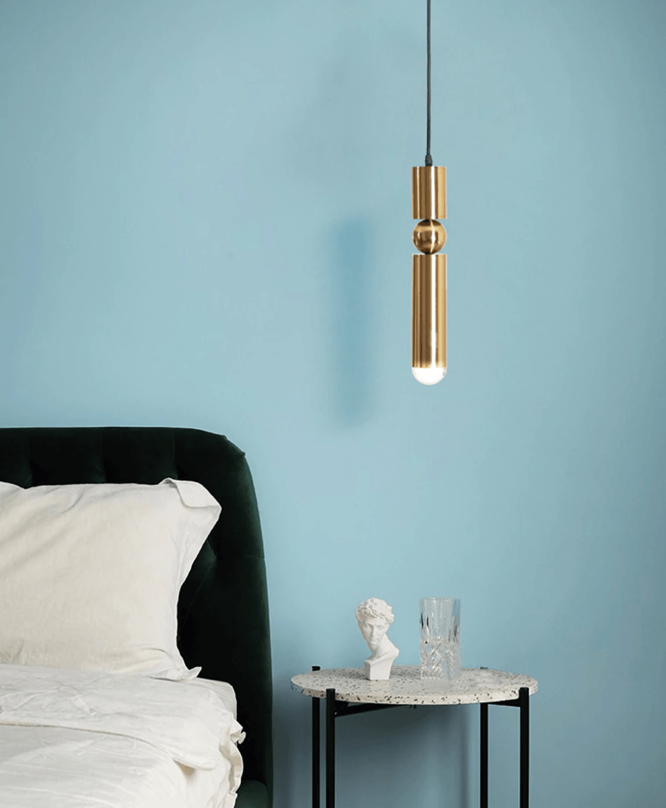 Beret Minimal Brass Pendant Light 