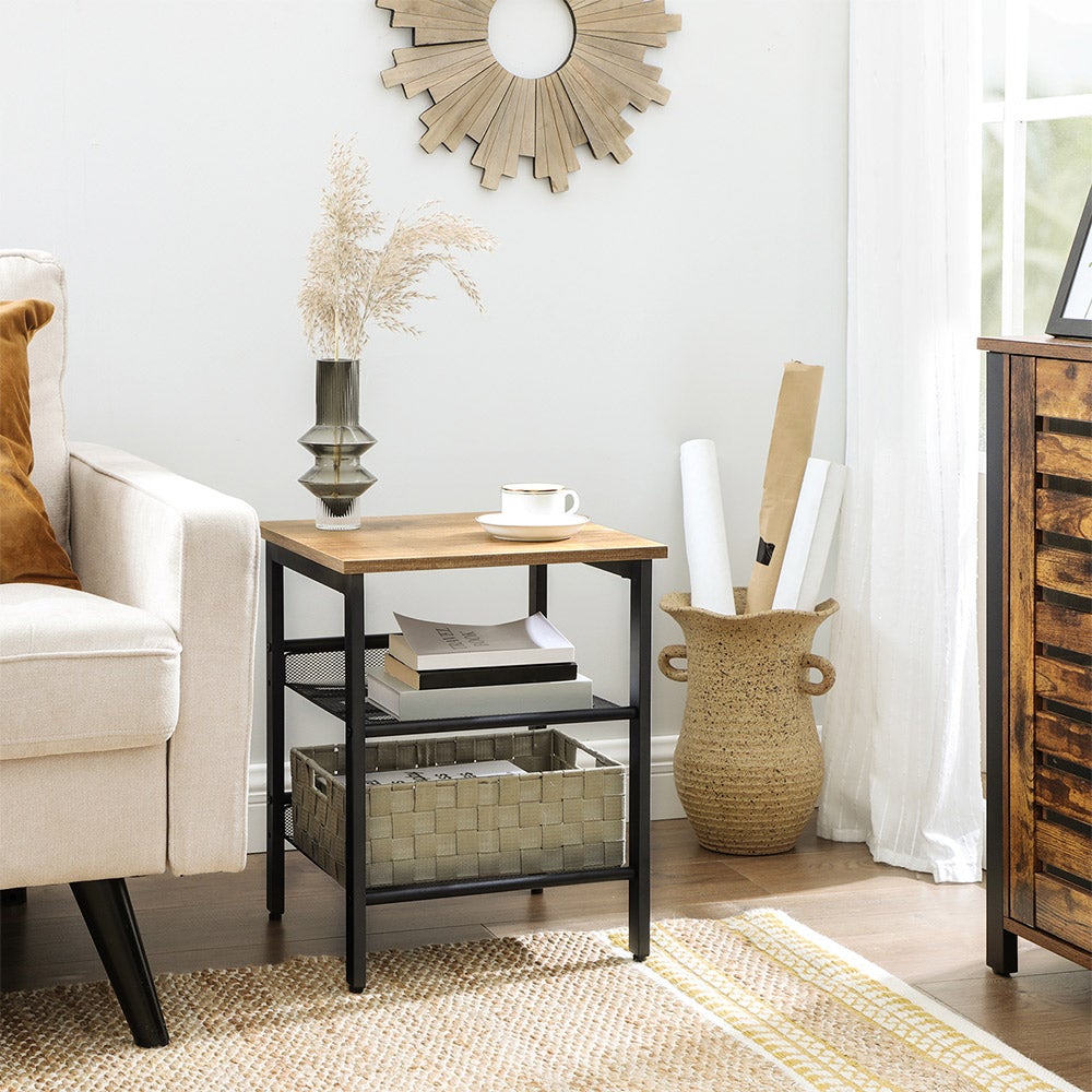 Set of 2 Side Tables for Bedroom