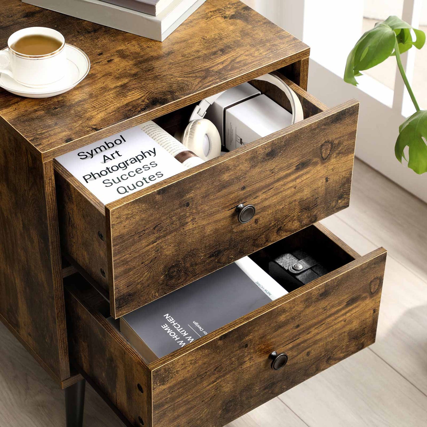 End Table with 2 Drawers