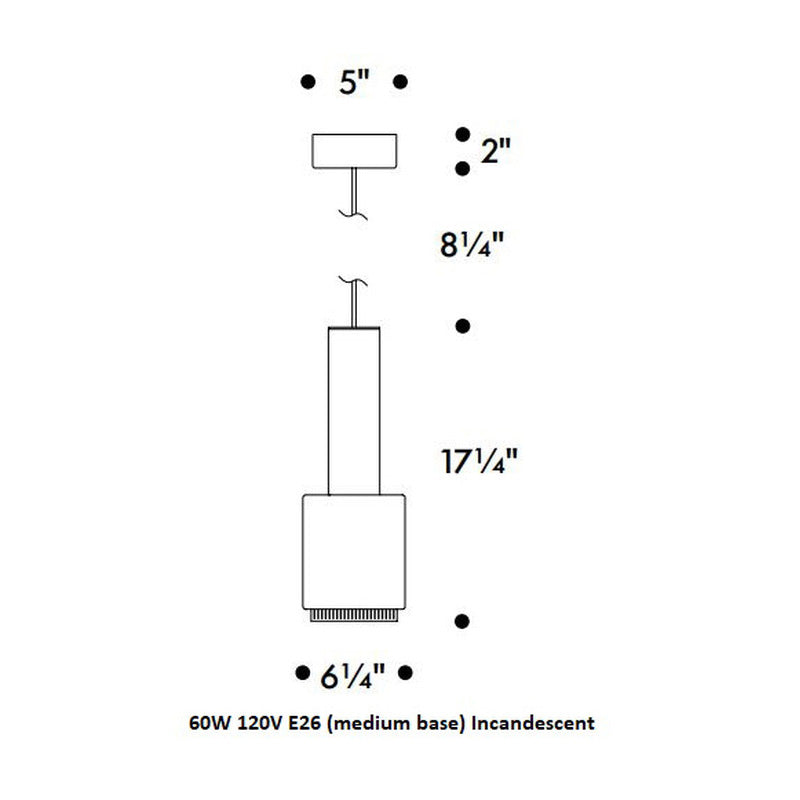 Hand Grenade A110 Pendant Light