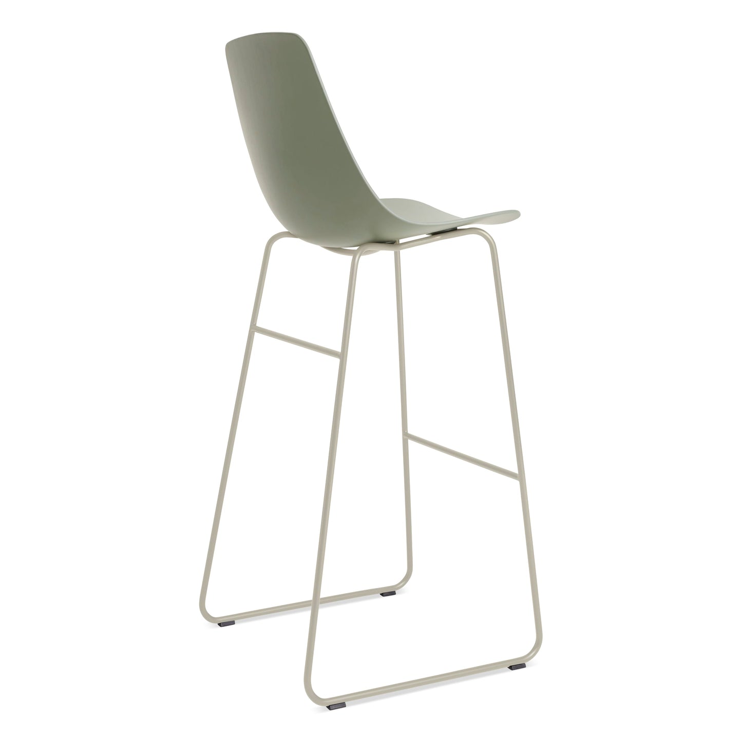 Clean Cut Stool with Sled Leg