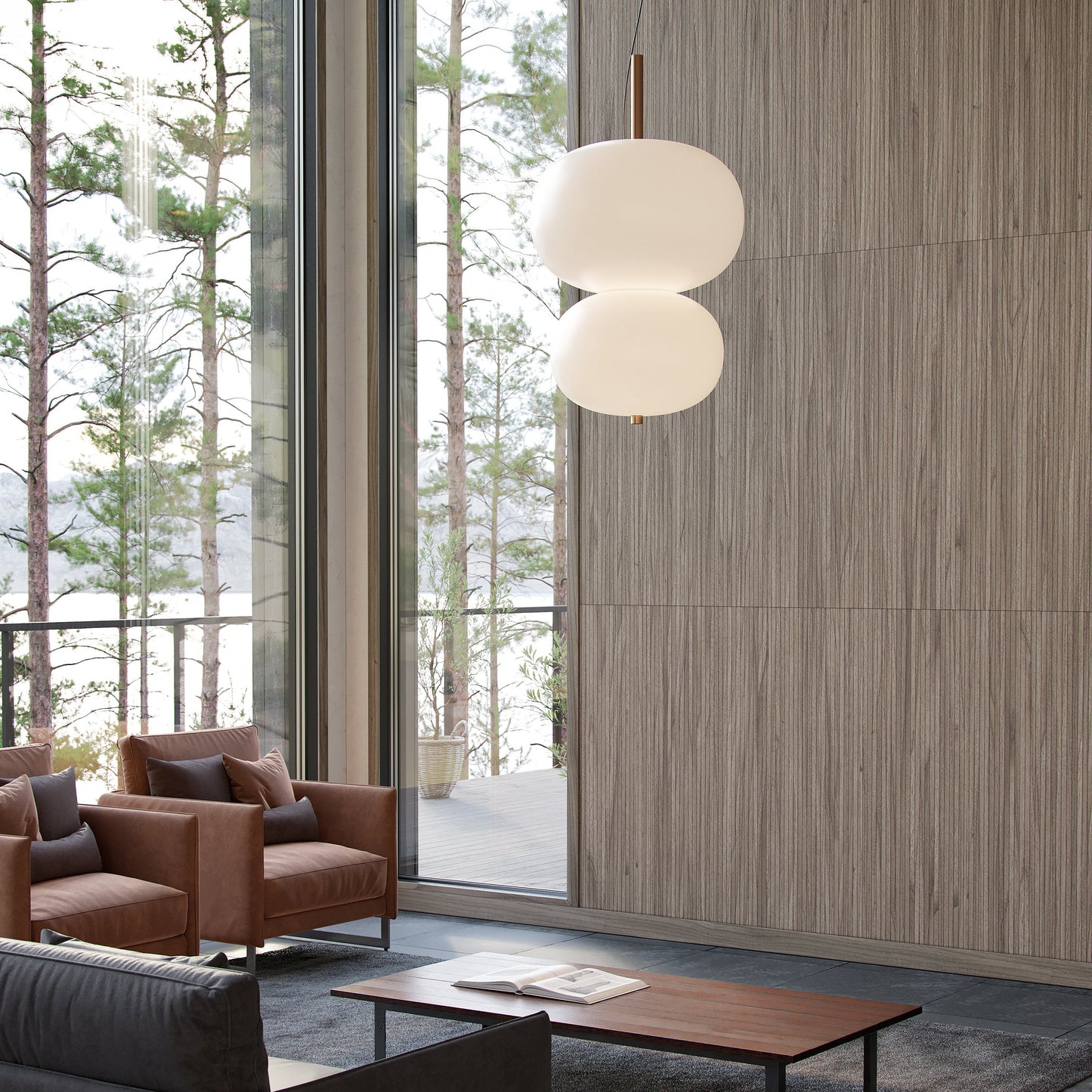 Ilargi Double Pendant Light