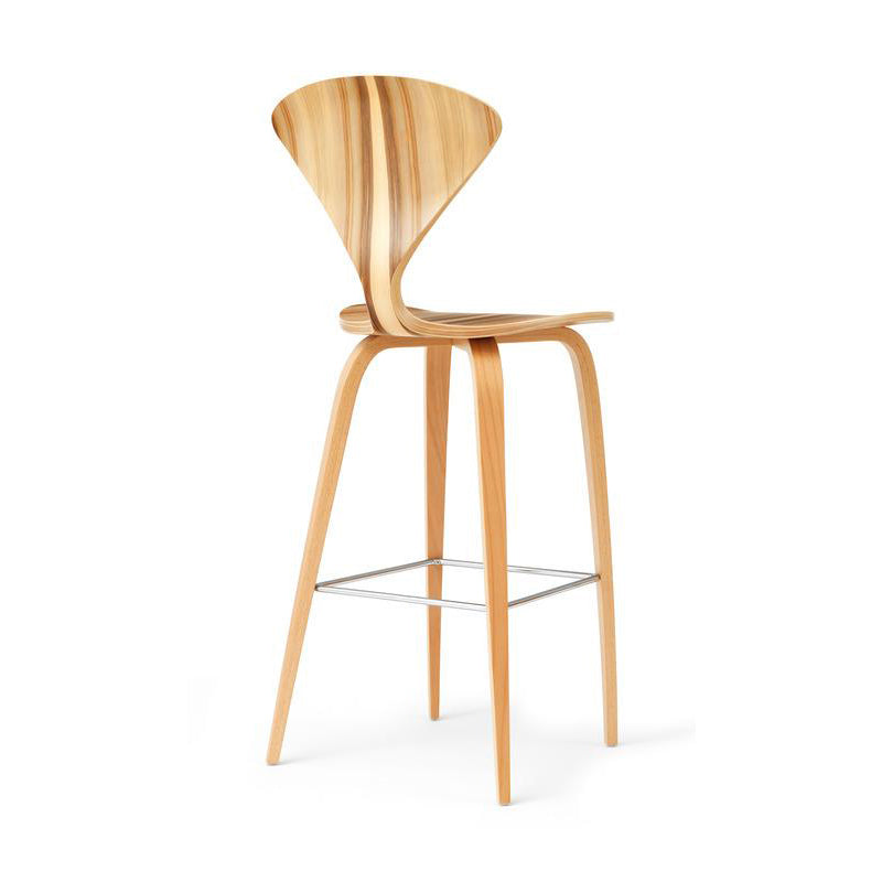 Bar Stool with Wood Base