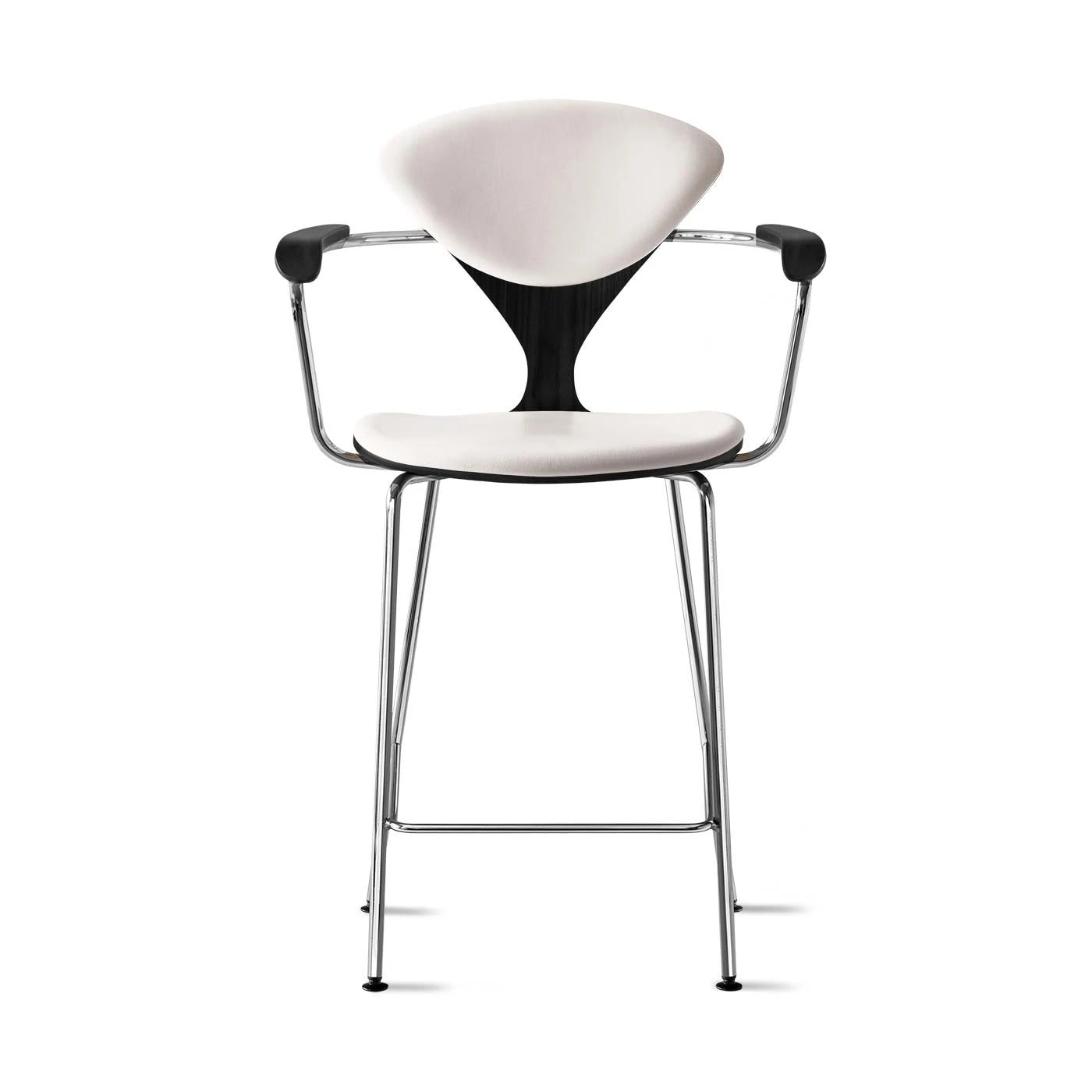 Counter Stool with Arms - Upholstered Seat and Back