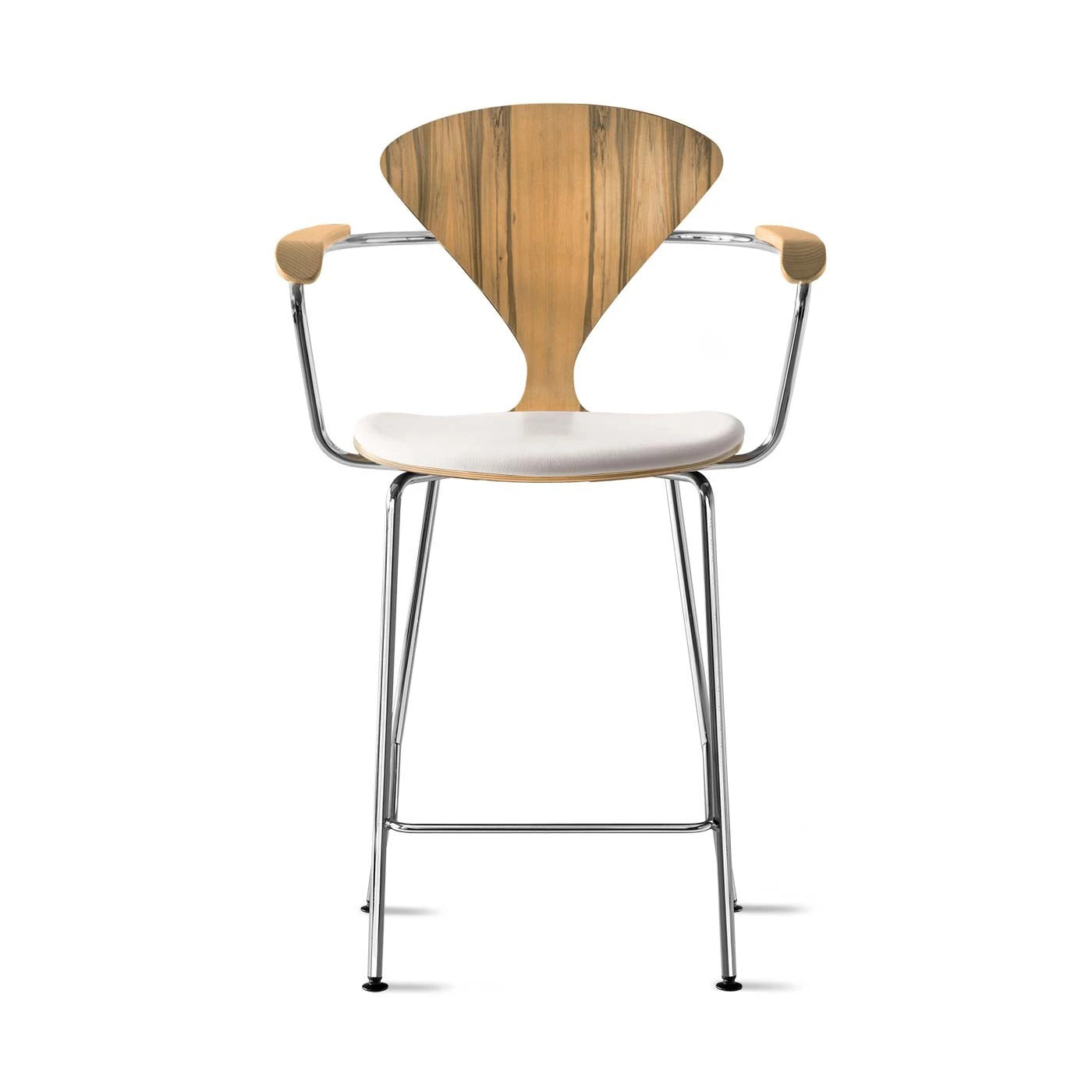 Counter Stool with Arms - Upholstered Seat