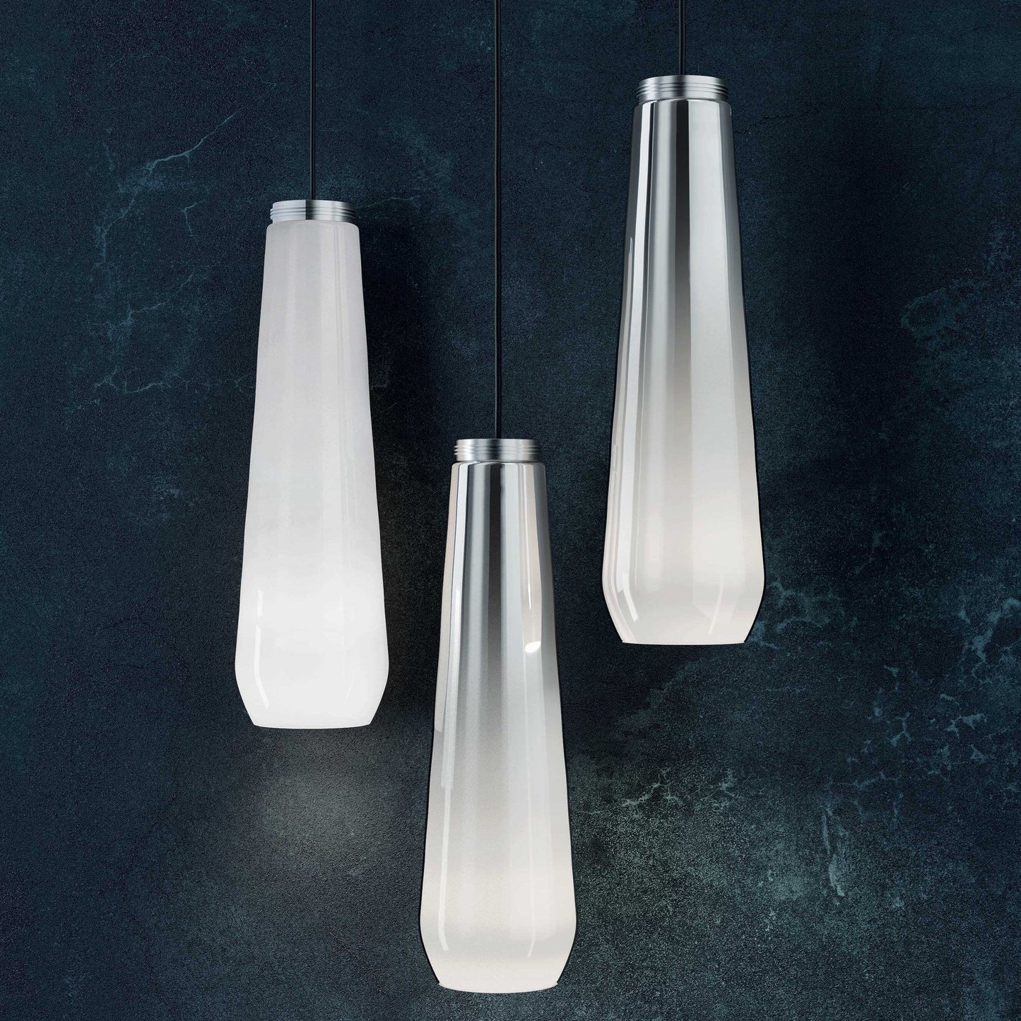 Glass Drop Pendant Light