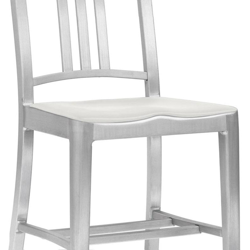 Navy Stool with Arms