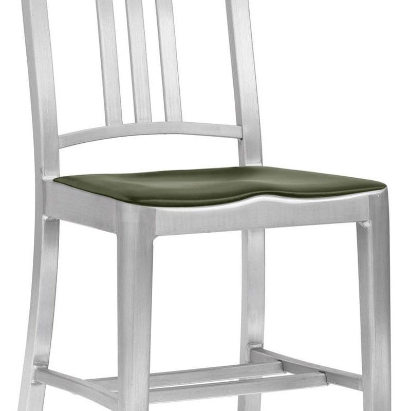 Navy Stool with Arms