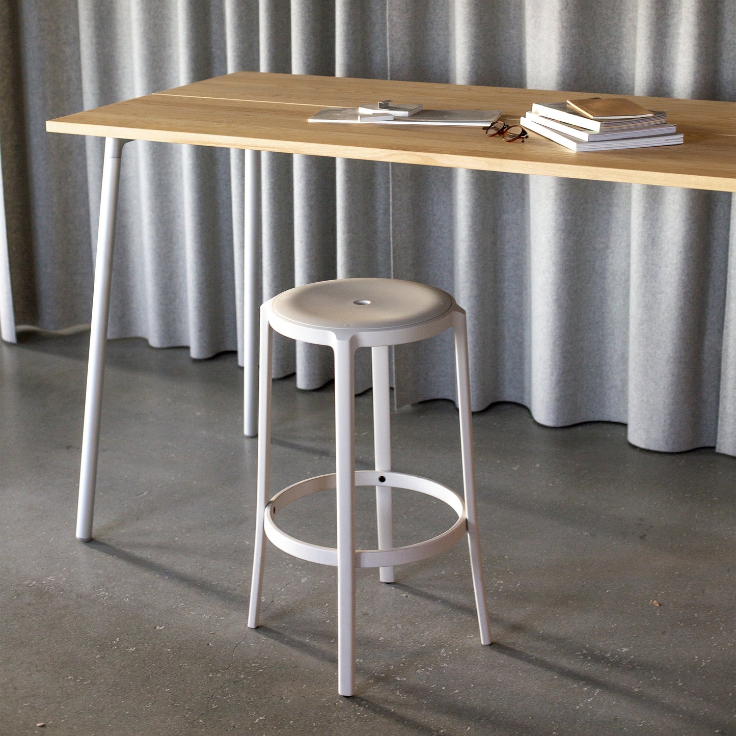 On & On Upholstered Stool