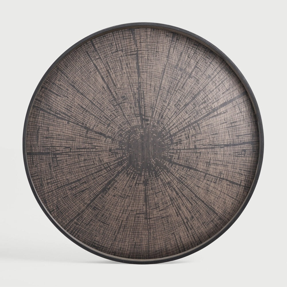 Large Tray Round Coffee Table Set