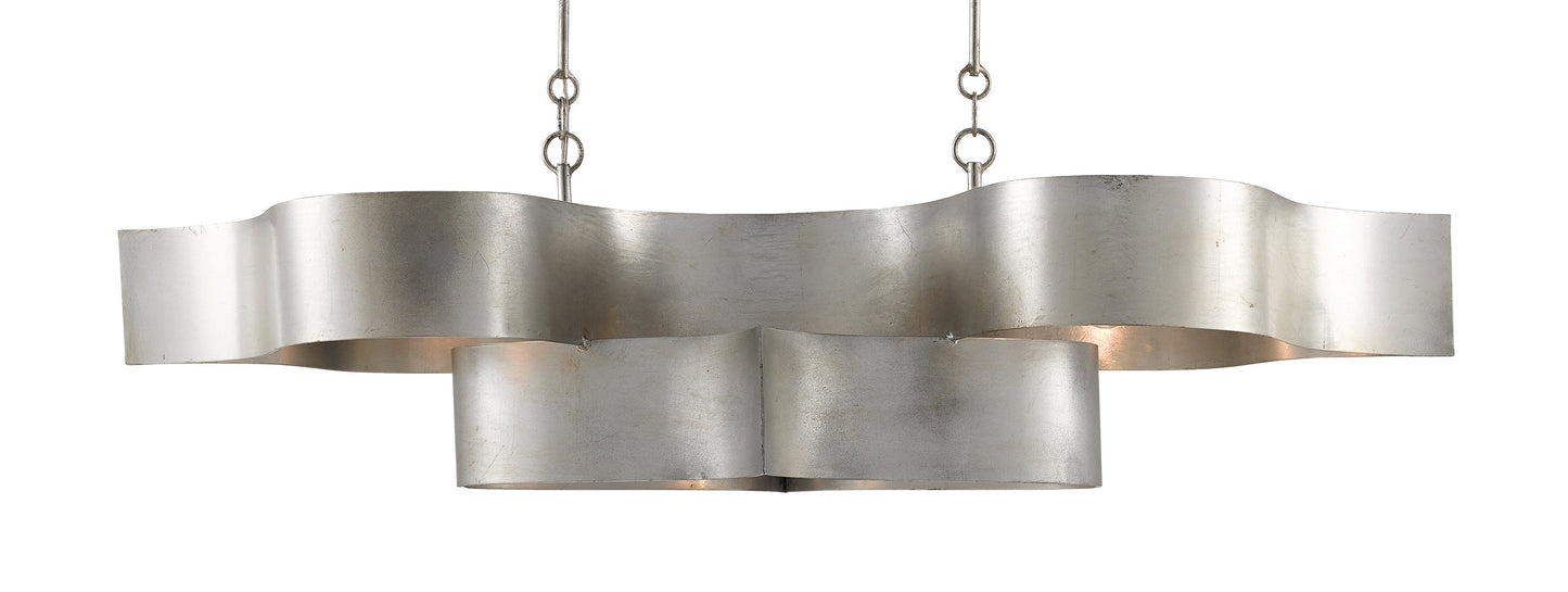 Grand Lotus Oval Chandelier