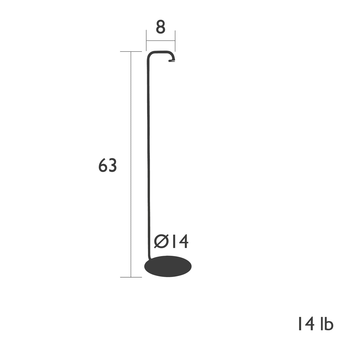 Balad Upright Outdoor Small Stand