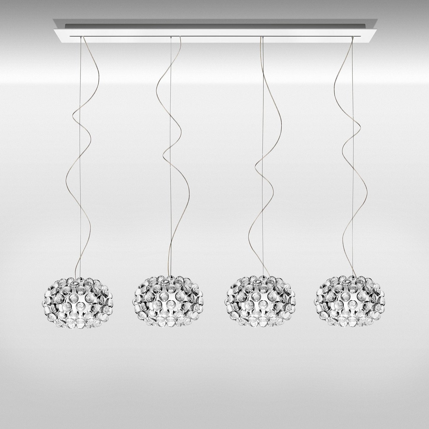 Caboche Long Linear Multi Light Pendant Light