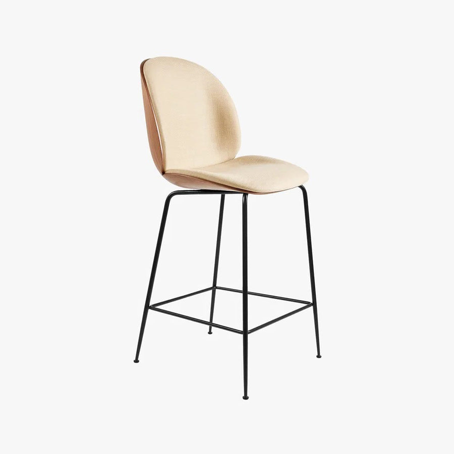 Beetle 3D Veneer Front Upholstered Stool