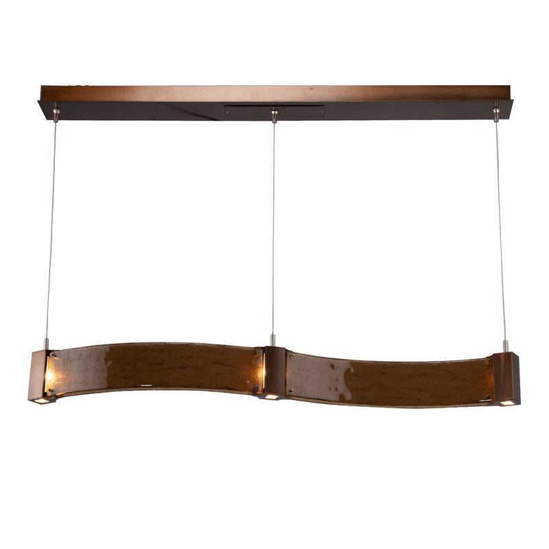 Parallel Curved Linear Suspension Light
