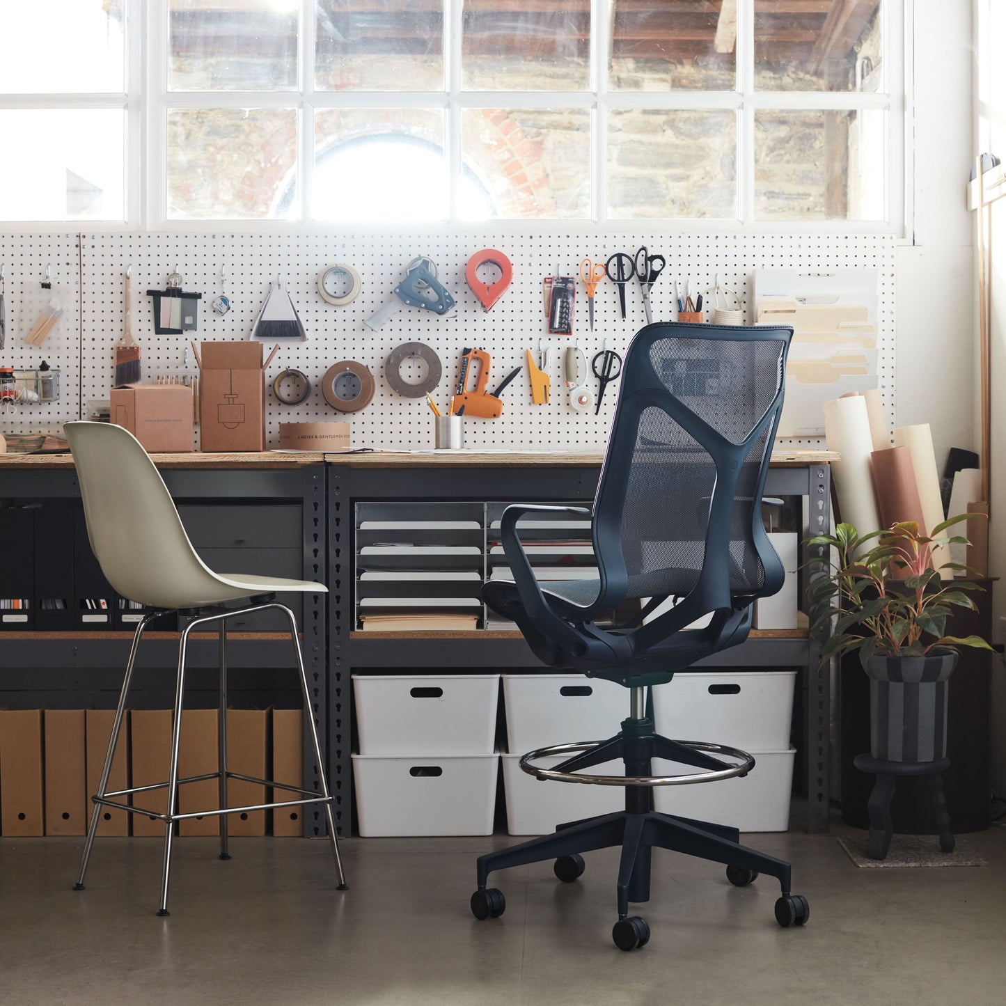 Eames Molded Fiberglass Stool