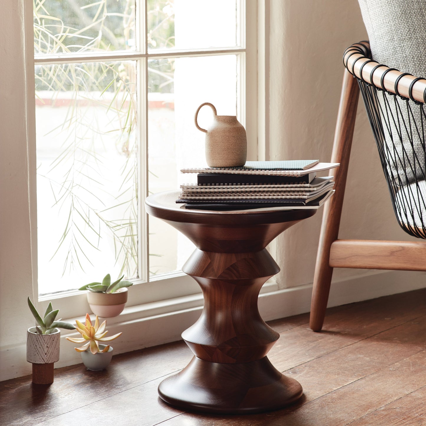 Eames Walnut Stool