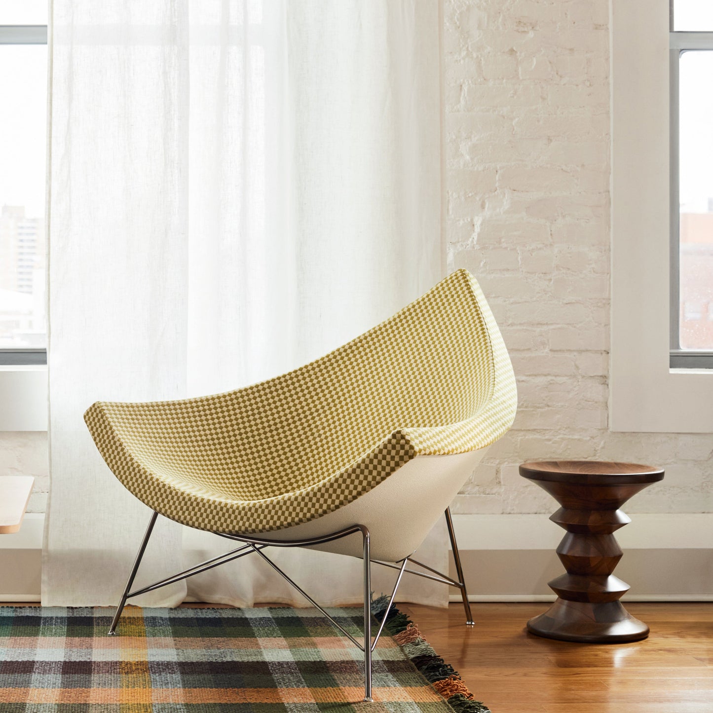 Eames Walnut Stool