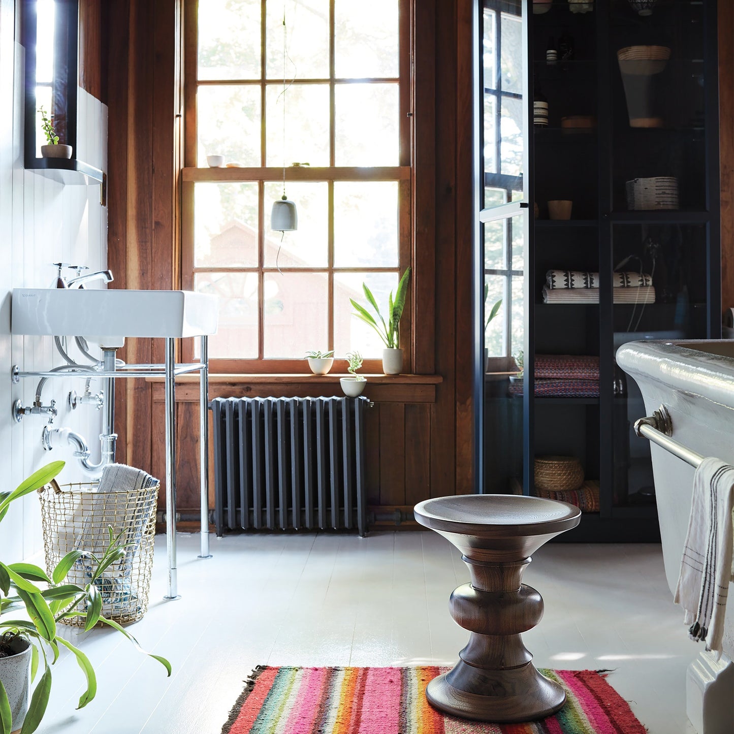 Eames Walnut Stool