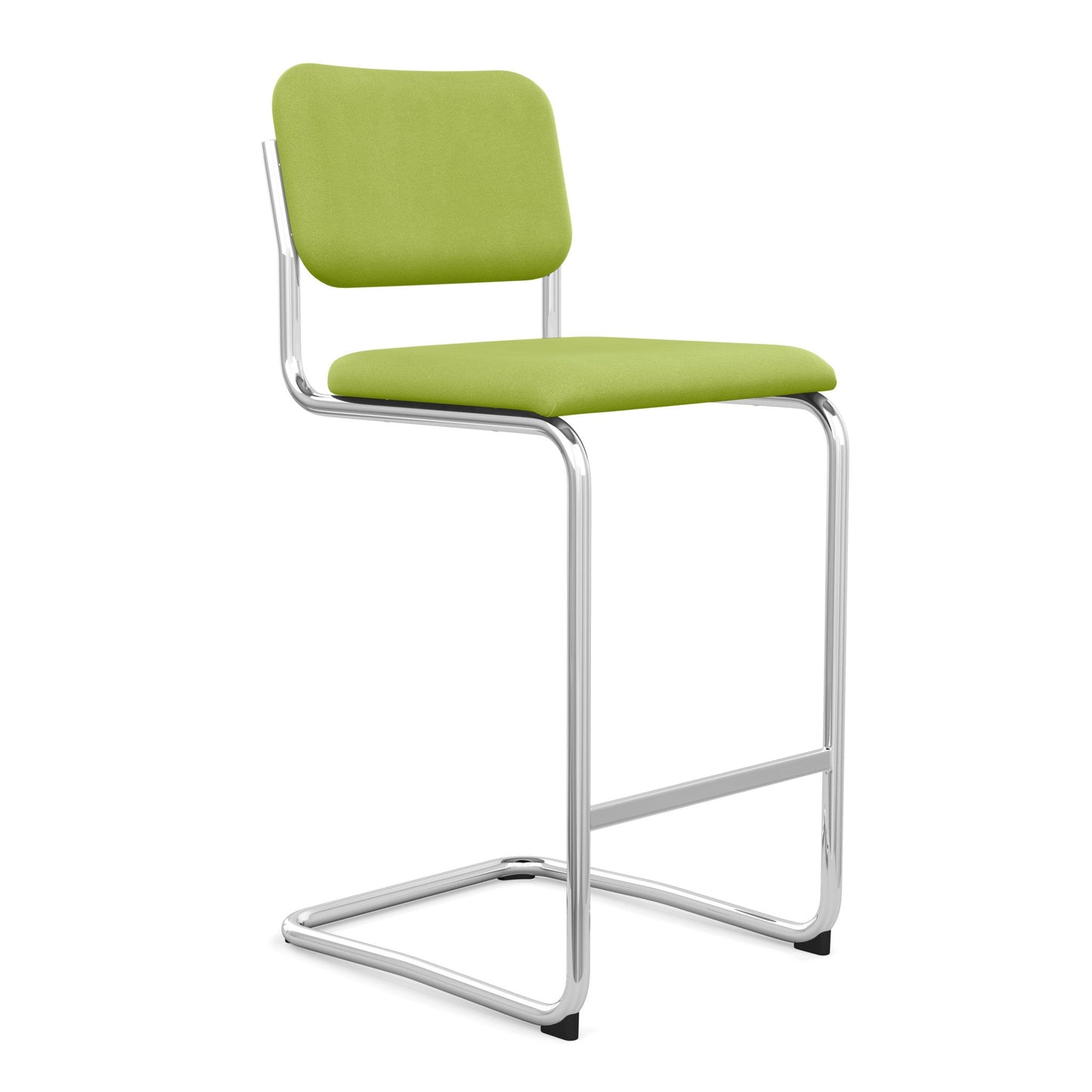 Cesca Stool with Upholstered Seat and Back