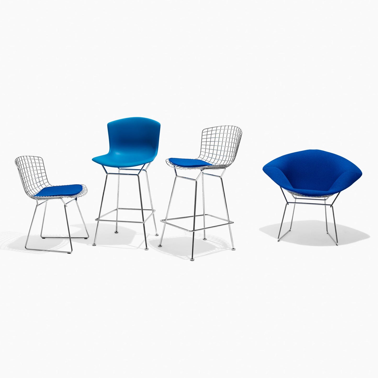 Bertoia Molded Shell Stool