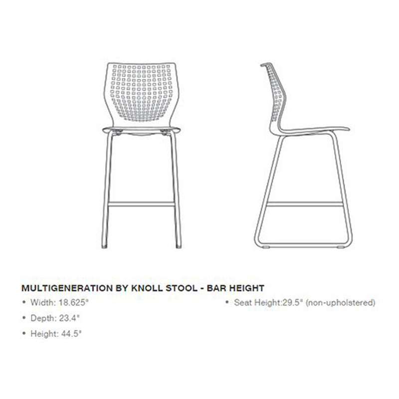 MultiGeneration by Knoll Stool