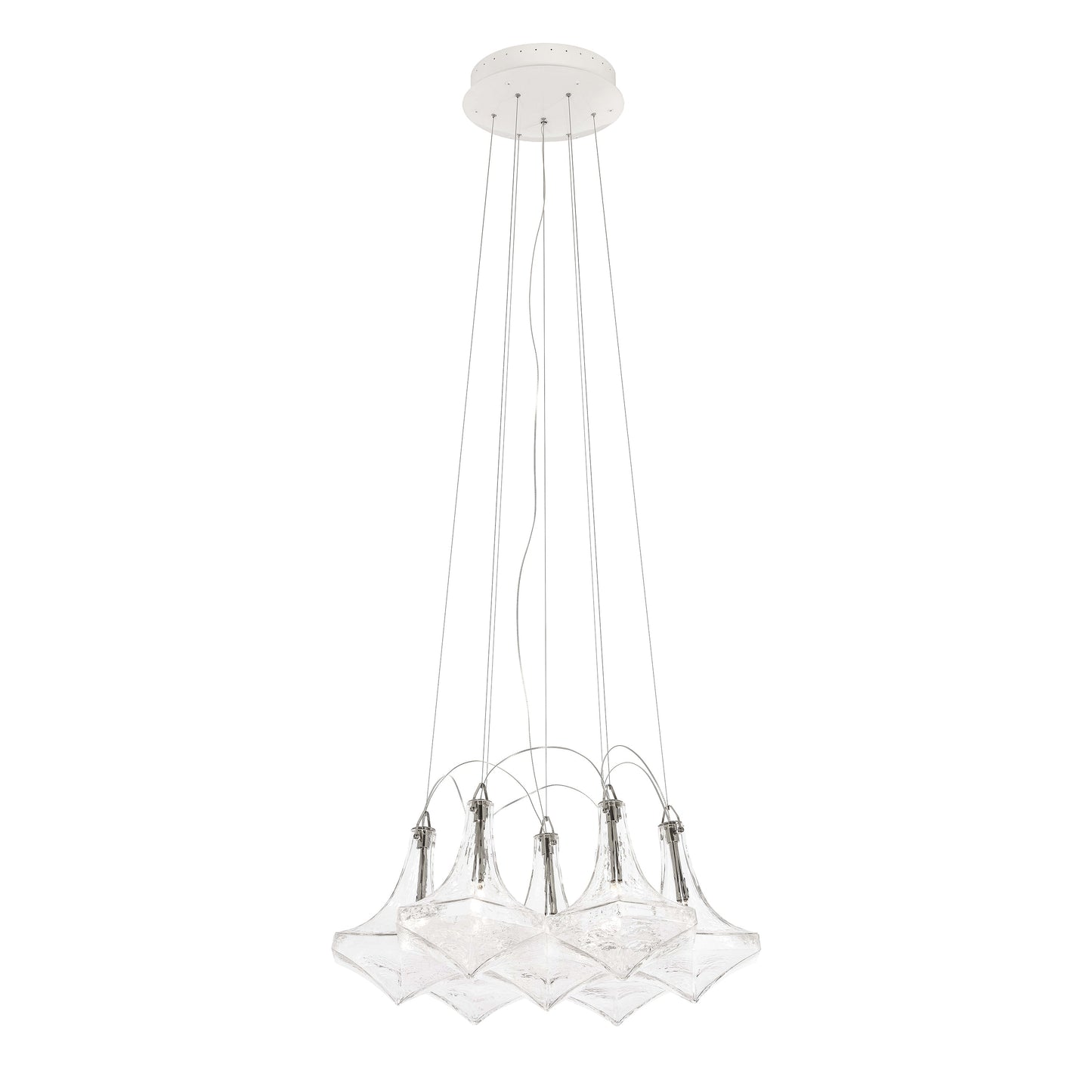 Facet Sculpture Cluster Pendant Light