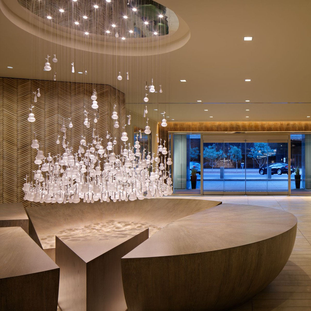 Growing Vases Sculpture Chandelier