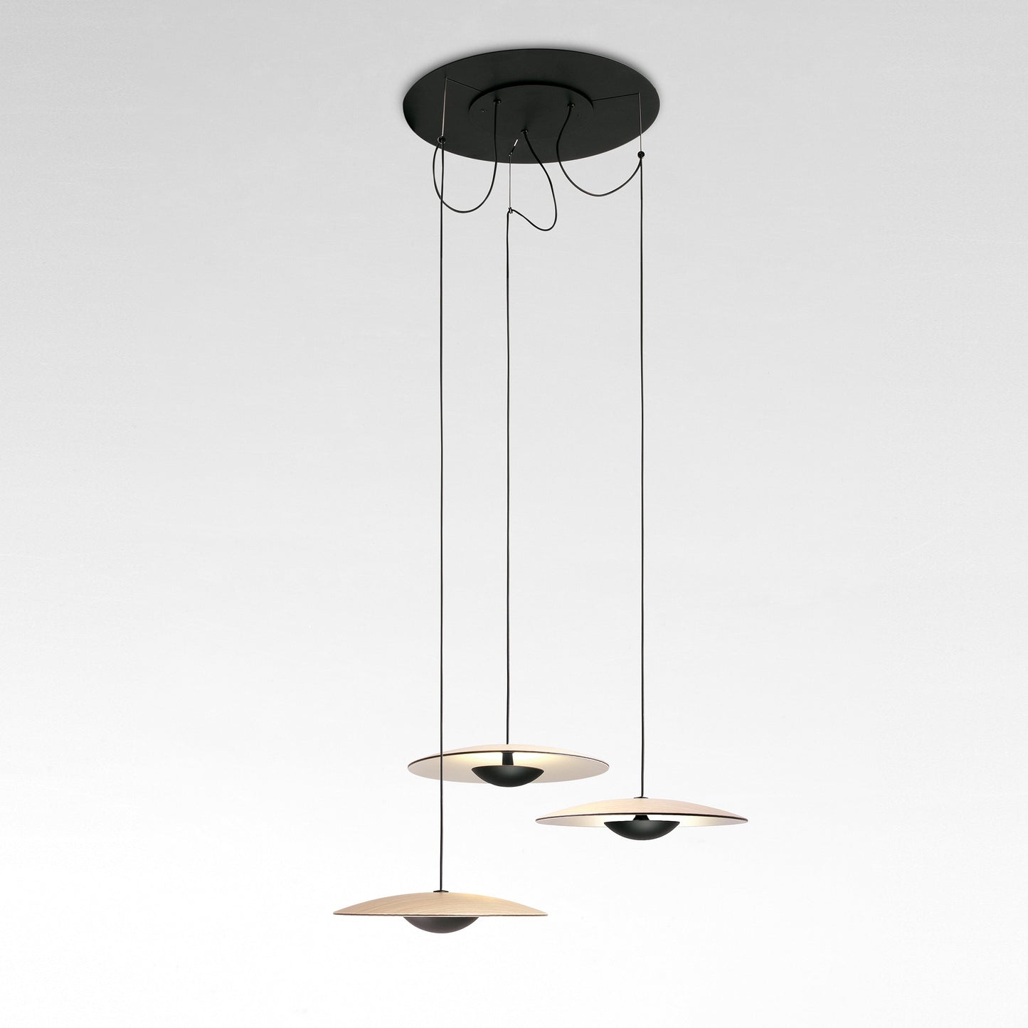 LED-Ginger Round Multi-Light Pendant Light