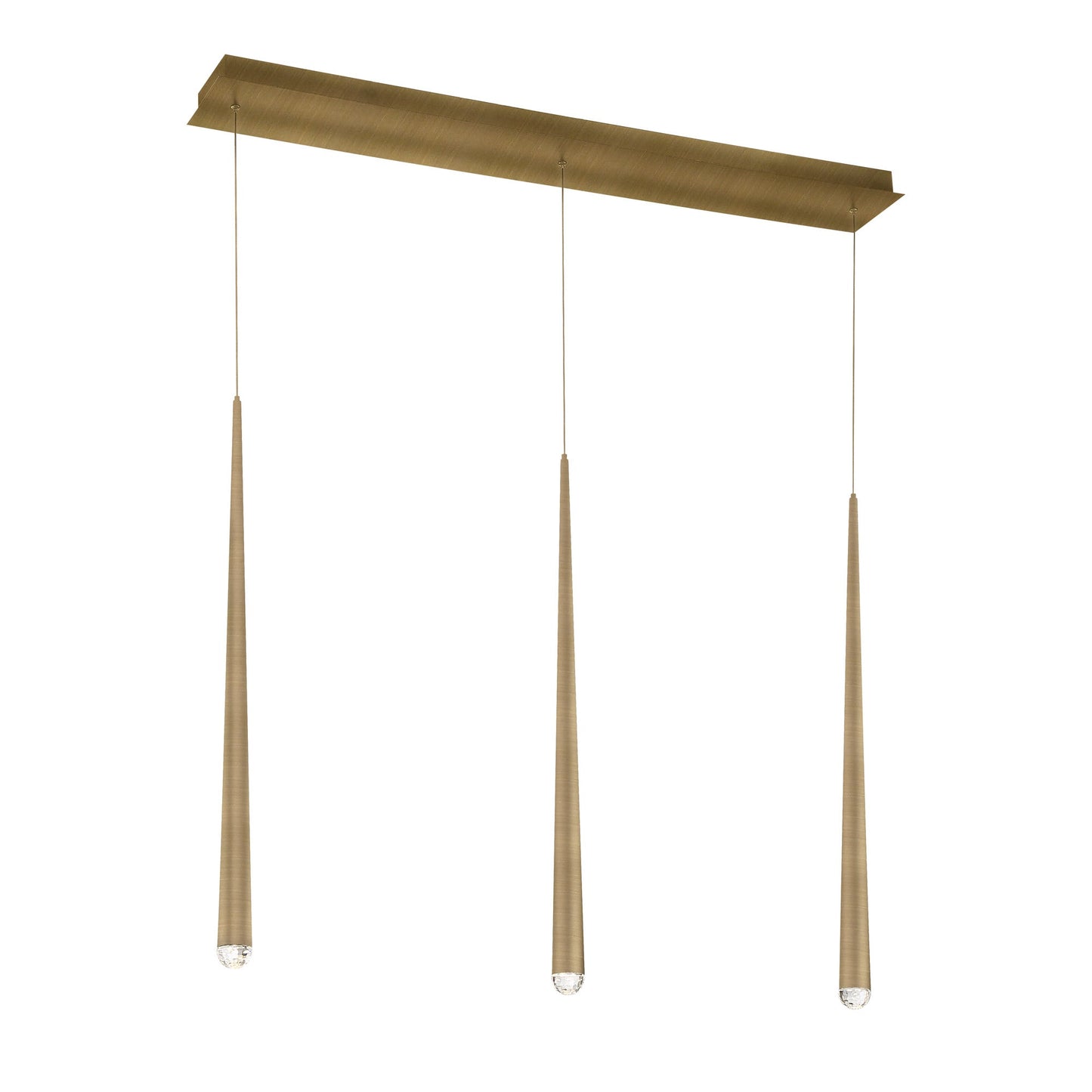 Cascade Crystal LED Linear Chandelier