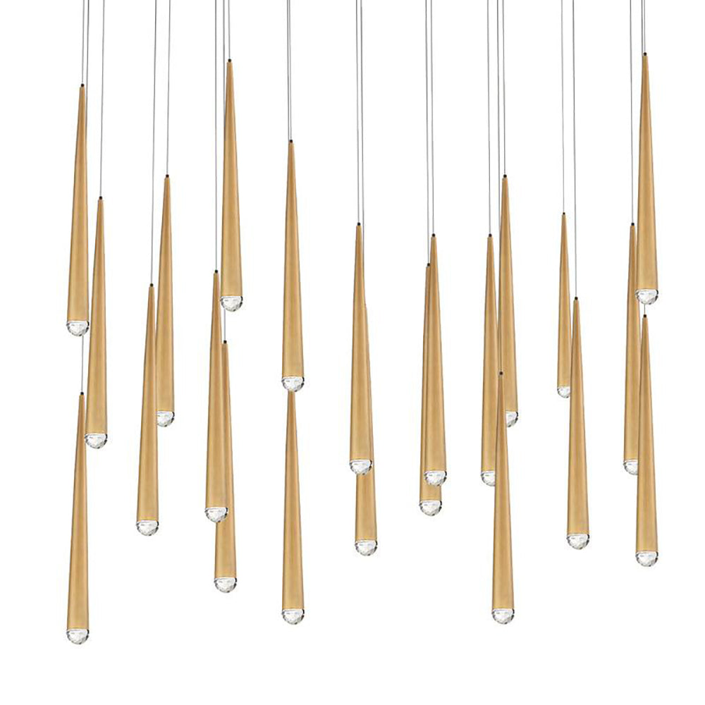 Cascade Crystal LED Linear Chandelier