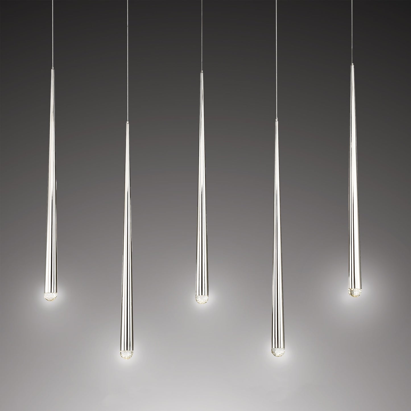 Cascade Crystal LED Linear Chandelier