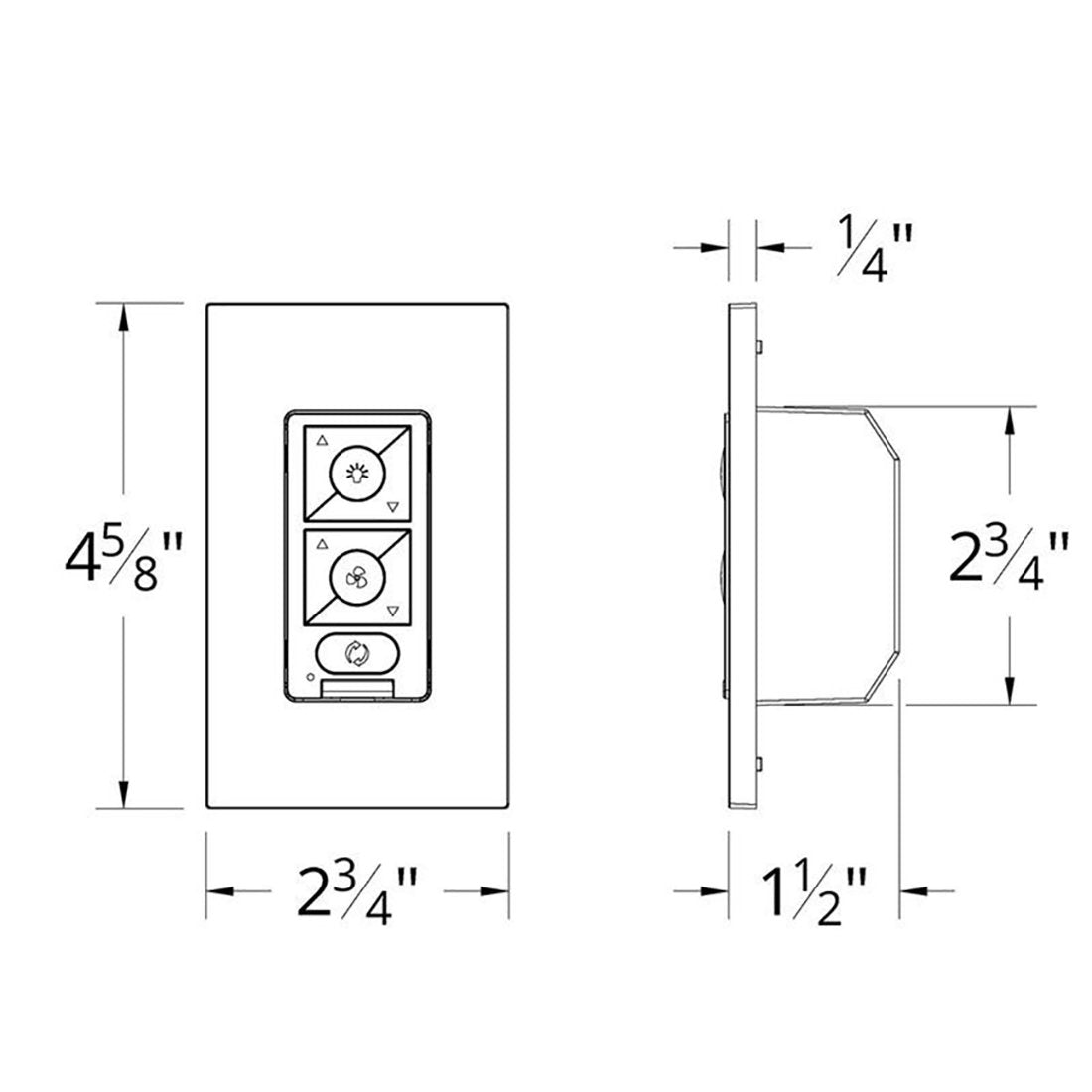 Vox Indoor/Outdoor LED Smart Flush Mount Ceiling Fan