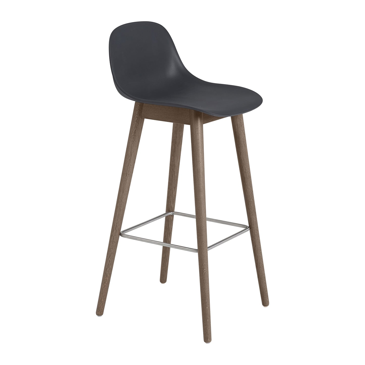 Fiber Stool with Backrest