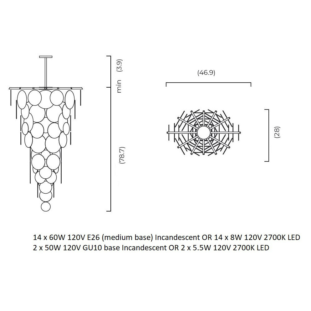 Nimbus Casdade Chandelier