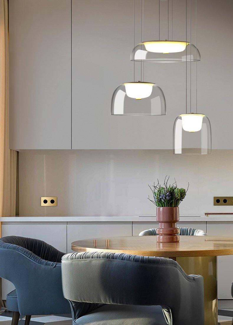 Aura Minimal Glass Pendant Light 