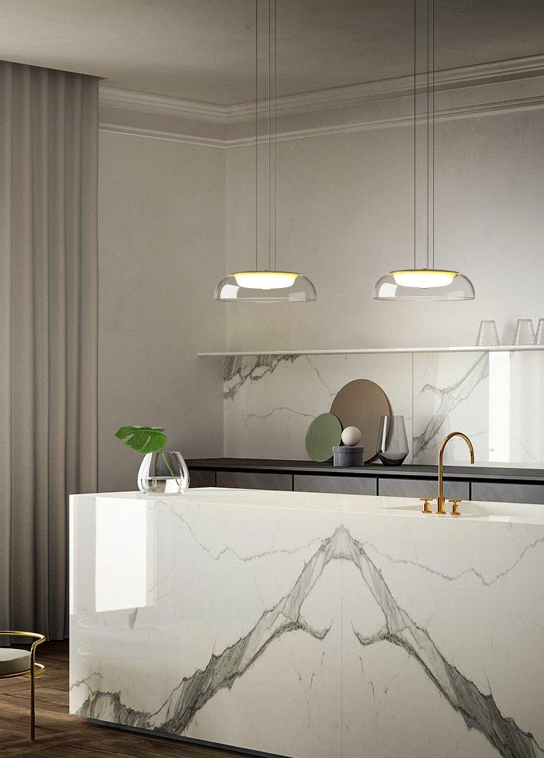 Aura Minimal Glass Pendant Light 