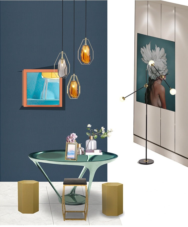 Reini Glass Modern Pendant Light