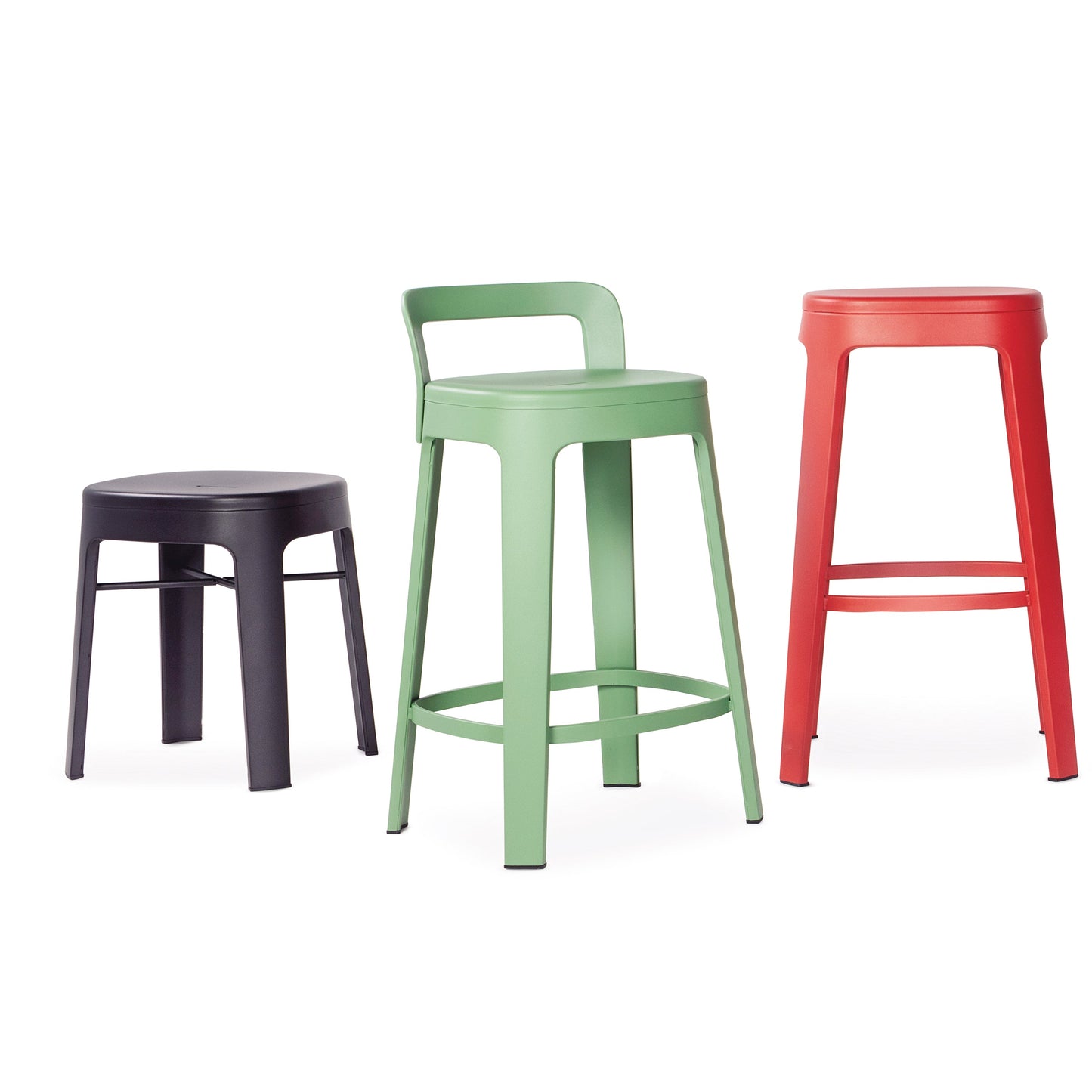 Ombra Low Backless Stool