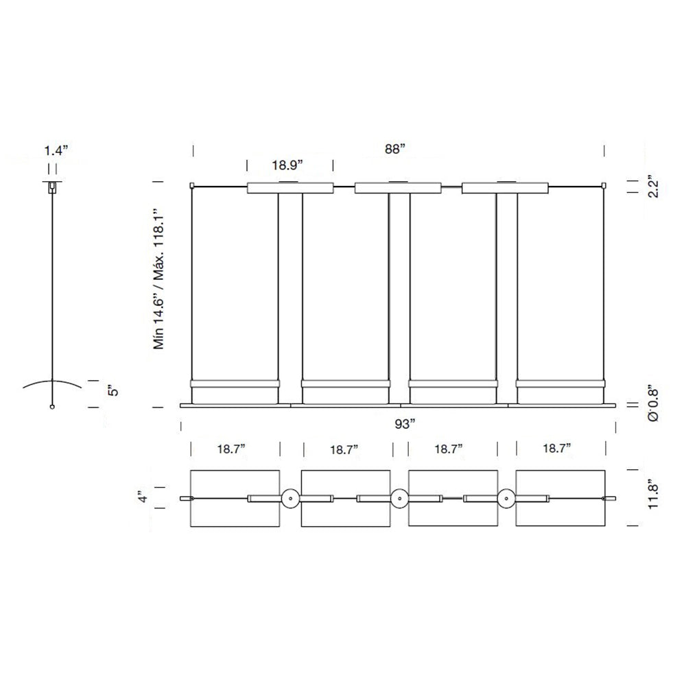 Lamina System Pendant Light